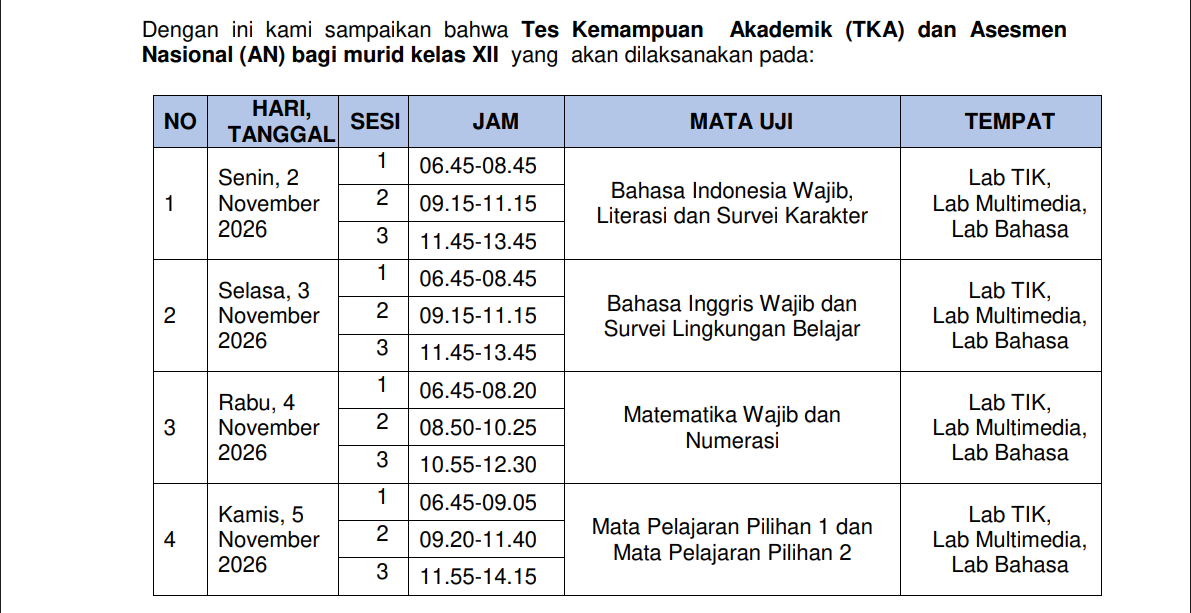 agenda
