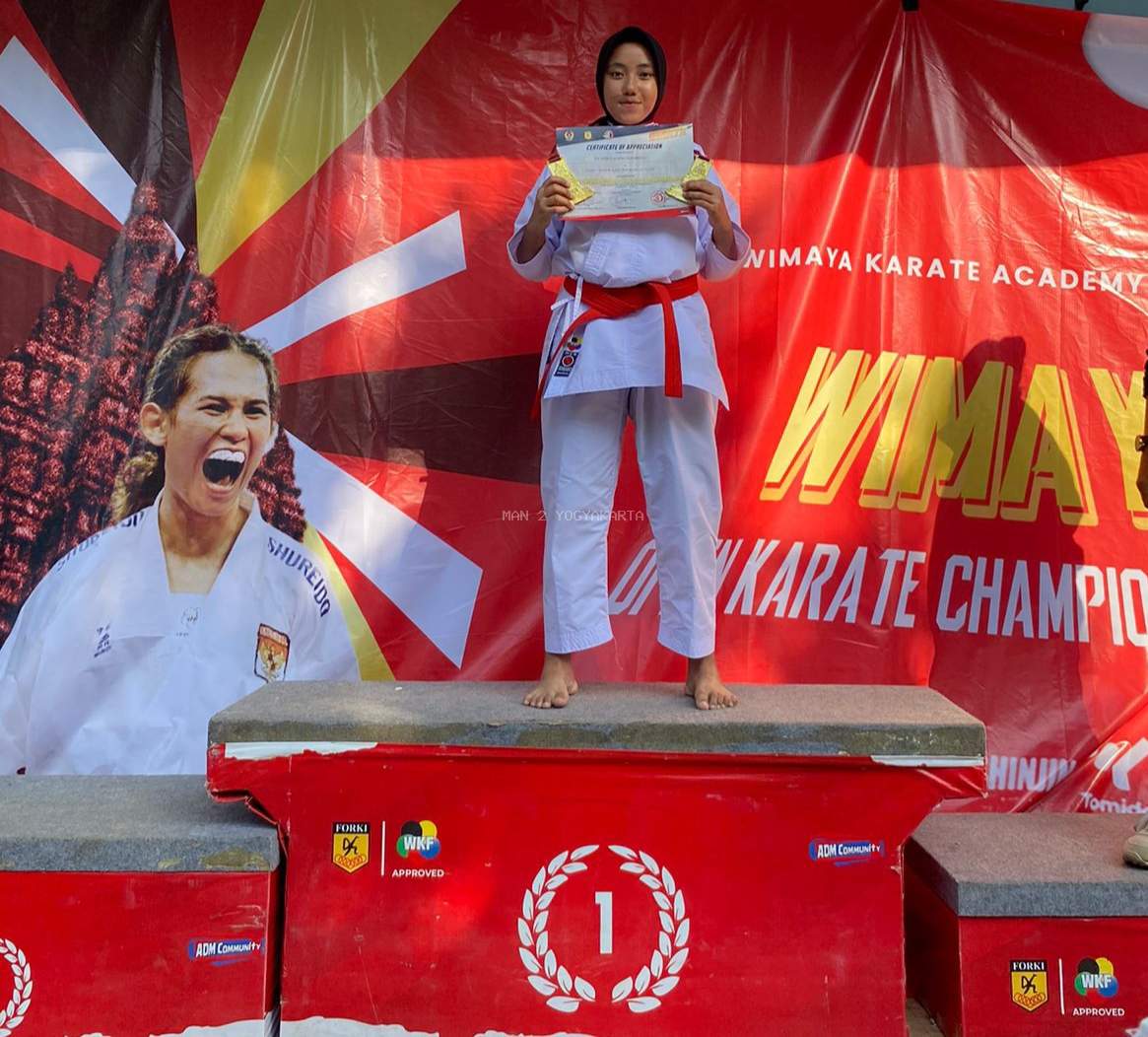 Siswa MAN 2 Yogyakarta Juara 1, Dua Kategori  Wiyama International Karate Championship 2023