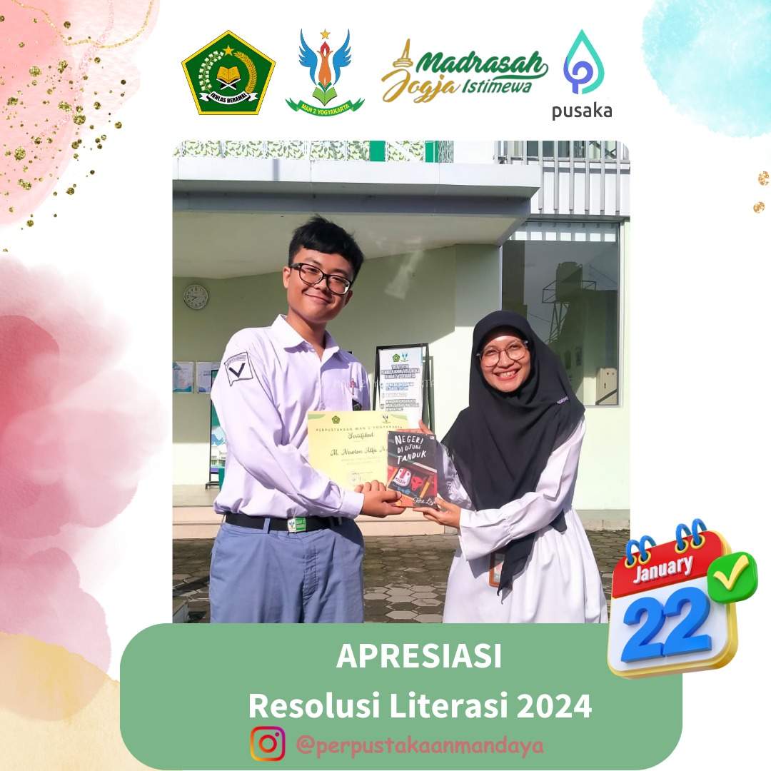 Apresiasi Resolusi literasi 2024 Perpustakan Mandaya