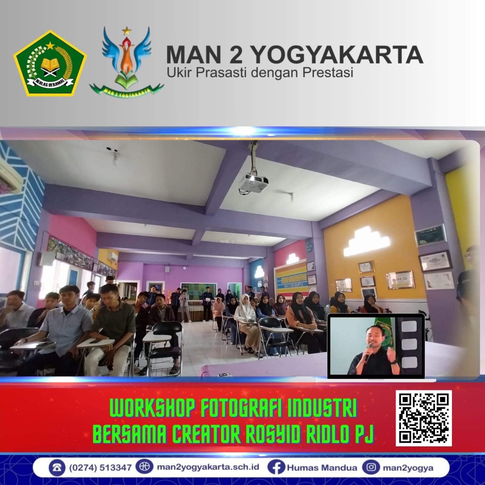 MAN 2 Yogyakarta Gelar Workshop Fotografi