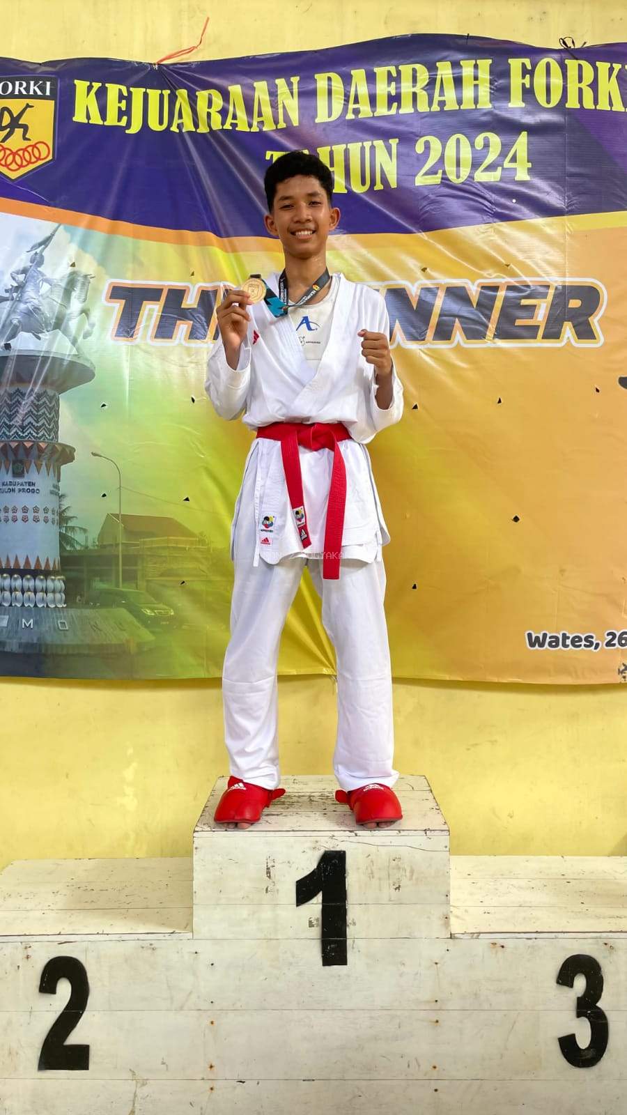Makhtar Holden Rezvan Asar Siswa KKO MAN 2 Yogyakarta Sabet Juara 1 FORKI DIY 2024