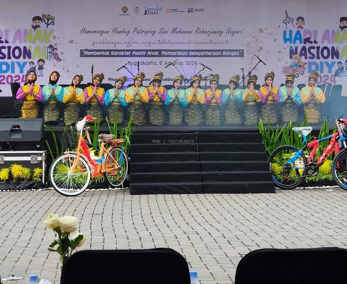 Peringati HAN, Tari Saman MAN 2 Yogyakarta Tampil Memukau
