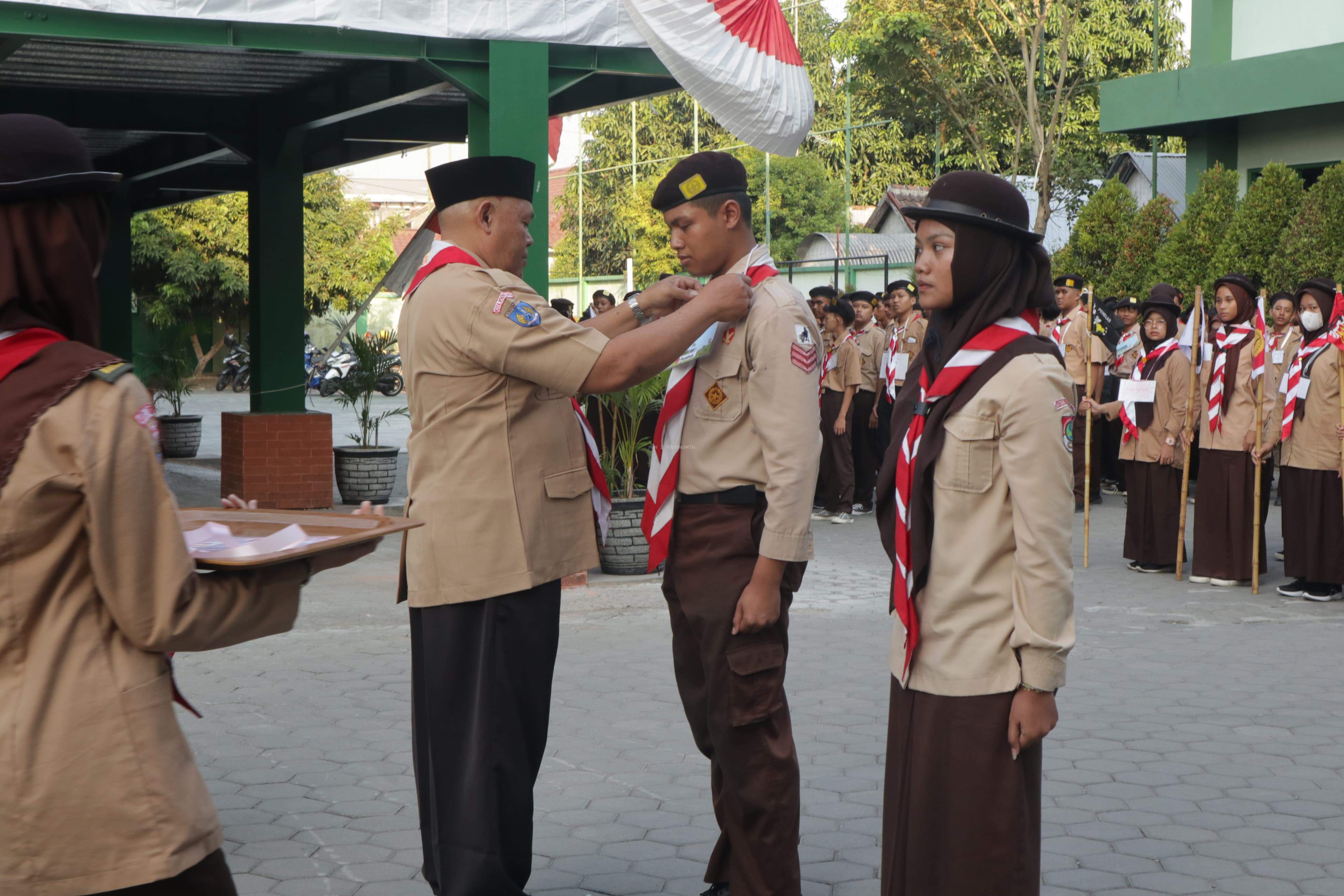 Smart dan Solid, MAN 2 Yogyakarta Adakan Orientasi Dasar Tegak Pramuka Selama Dua Hari
