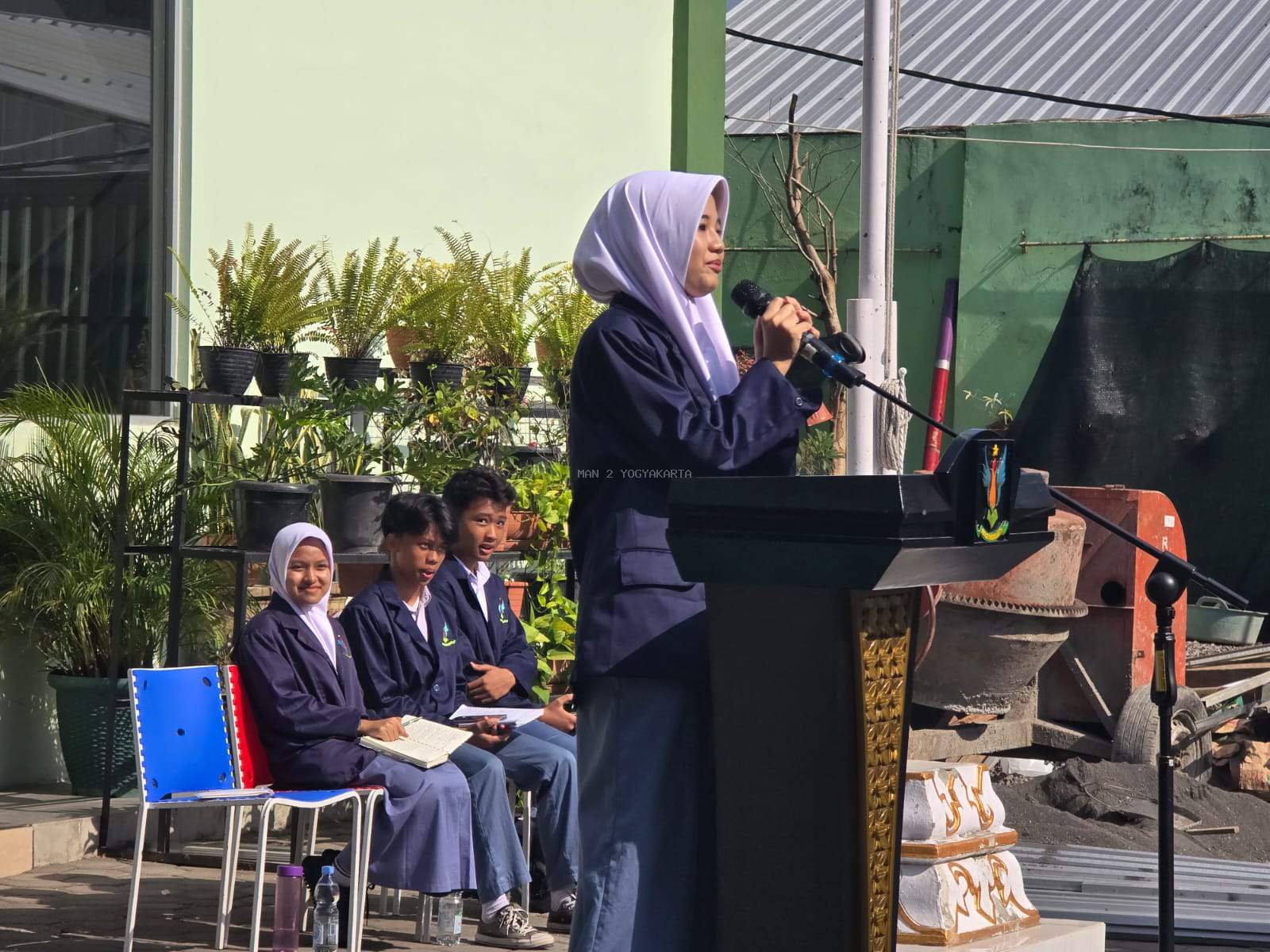 Senin Semangat, MAN 2 Yogyakarta Adakan Orasi Akbar Jelang Pemilos