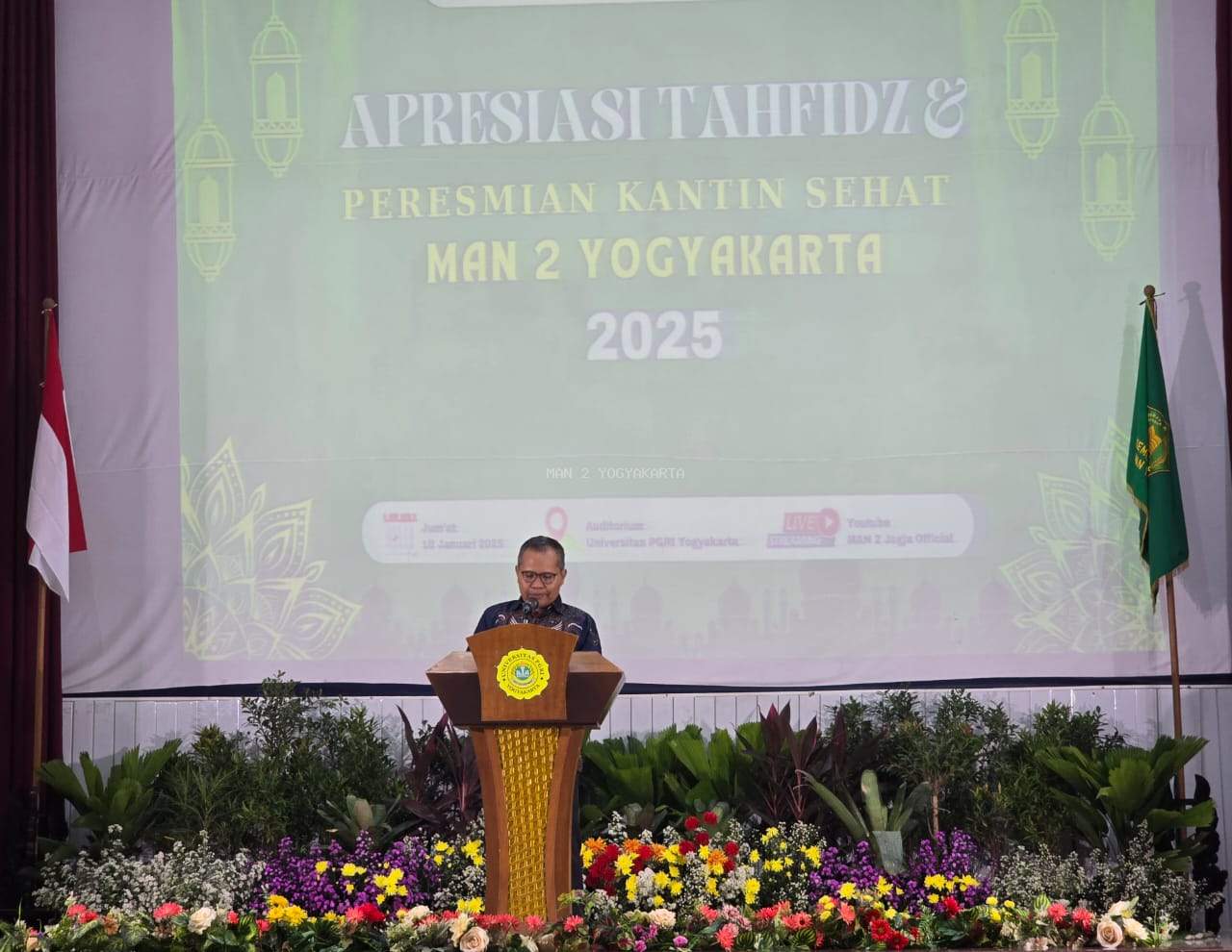 Rektor UPY Tawarkan Beasiswa untuk Santri Penghafal Al-Quran MAN 2 Yogyakarta