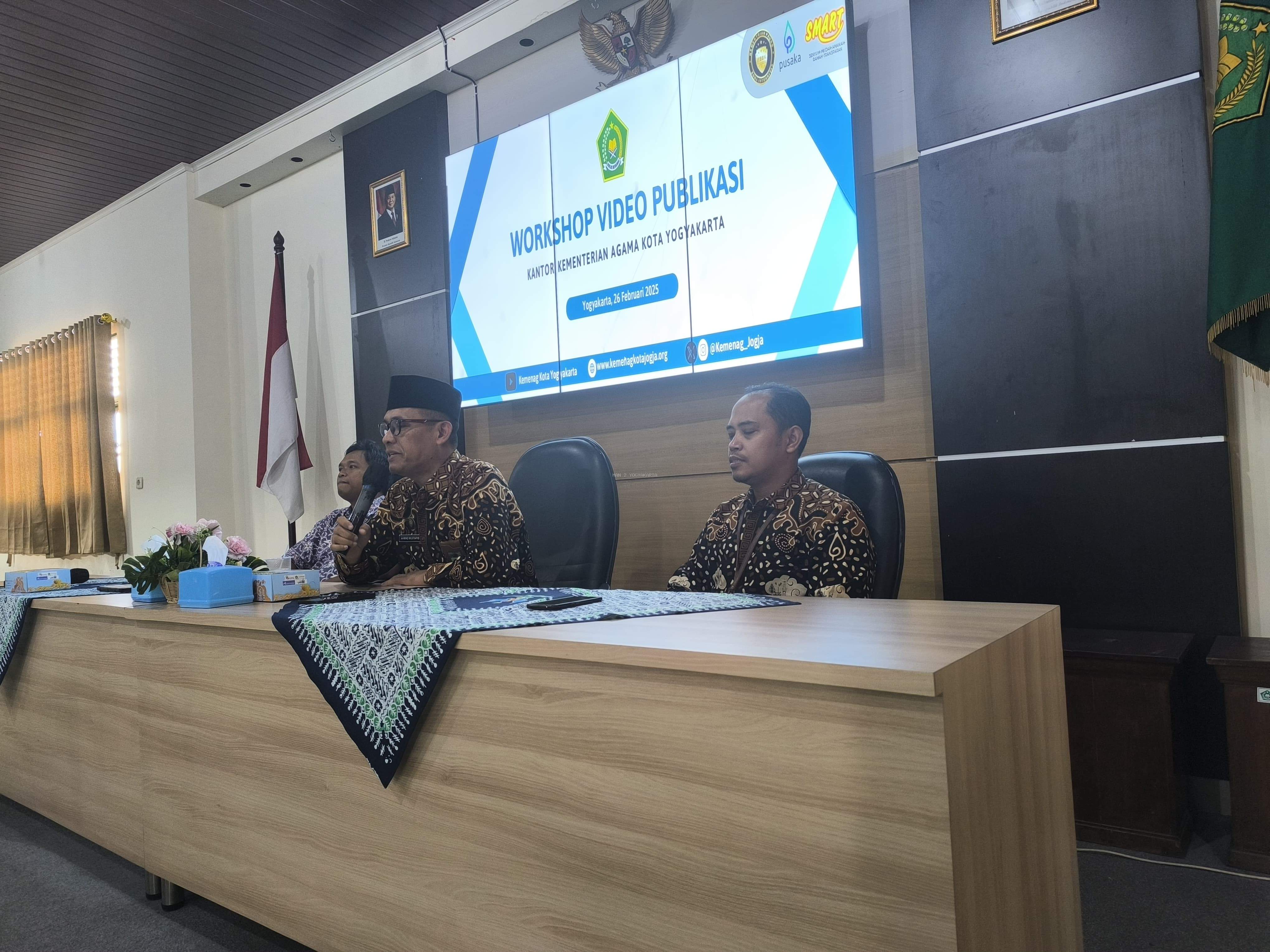 Asah Asuh, MAN 2 Yogyakarta Jadi Tuan Rumah Workshop Video Publikasi Kantor Kementerian Agama Kota Yogyakarta