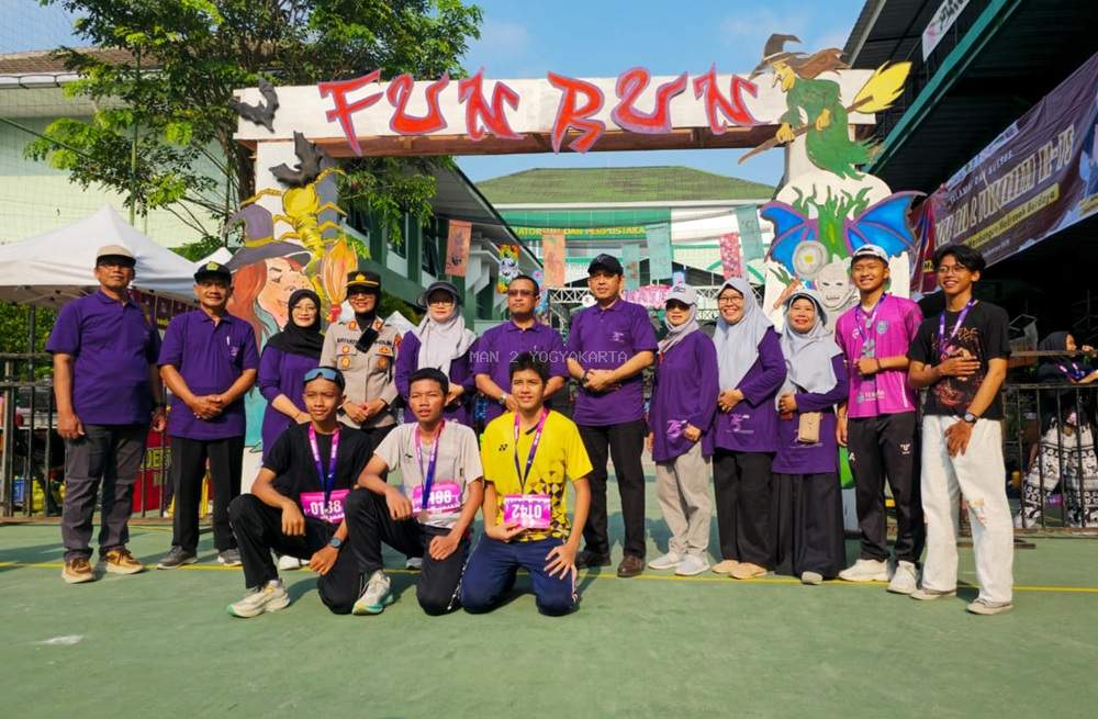 Milad ke-75 Semarak: Jawara Bulu Tangkis PKM Jadi Tercepat di Fun Run Fun Walk Sukses Besar dari Siswa untuk Madrasah