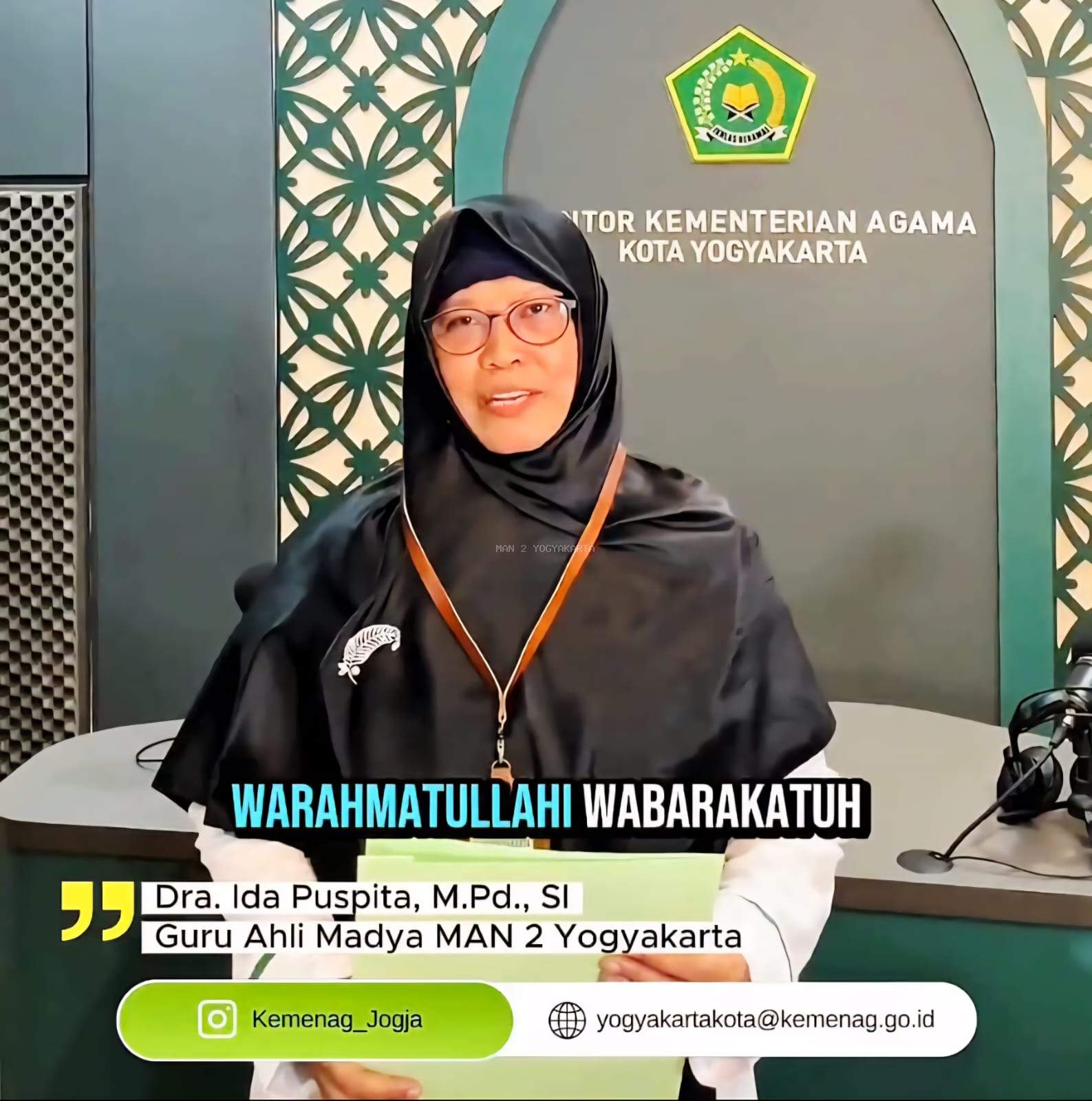 Pelayanan Prima Kemenag Kota Yogya, Testimoni Ida Puspita: Cepat, Ramah, Gratis