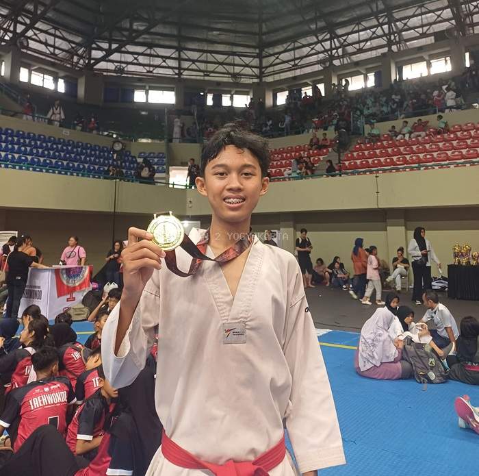 Daffa Habiib Kurnia Murid MAN 2 Yogyakarta: Tumbangkan Lawan dan Raih Medali Emas di Kejuaraan Sport Tourism Taekwondo International Championship 2025