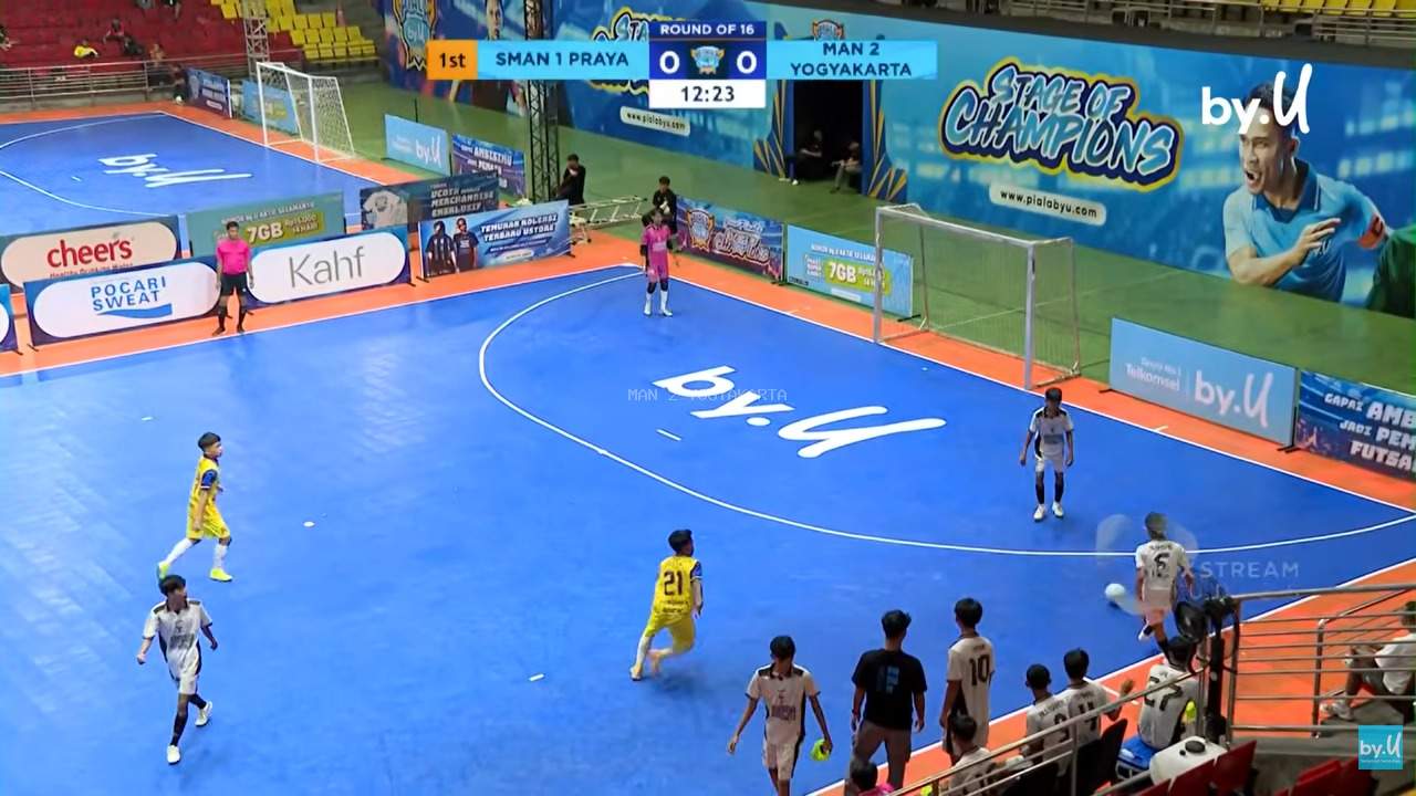 Tim Futsal Man 2 Yogyakarta Melaju Ke Babak 16 Besar Piala By.U 2025