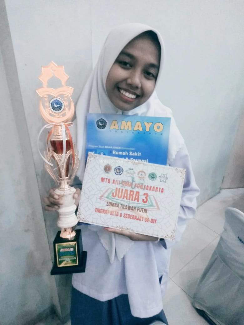 Nabila Huda Fauziyah Raih Juara 3 MTQ XII AMA Yogyakarta 2025