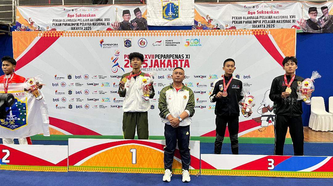 Akhtar Holden Sabet Emas Popnas 2025, Harumkan Nama MAN 2 Yogyakarta dan DIY