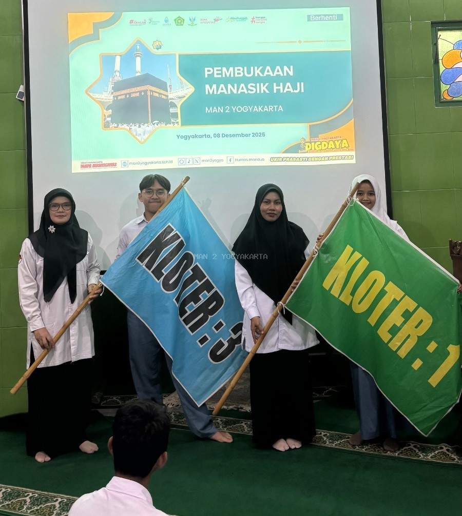 Simbolis Bermakna, MAN 2 Yogyakarta Adakan Pembukaan dan Pelepasan Manasik Haji Siswa Kelas X Tahun 2025