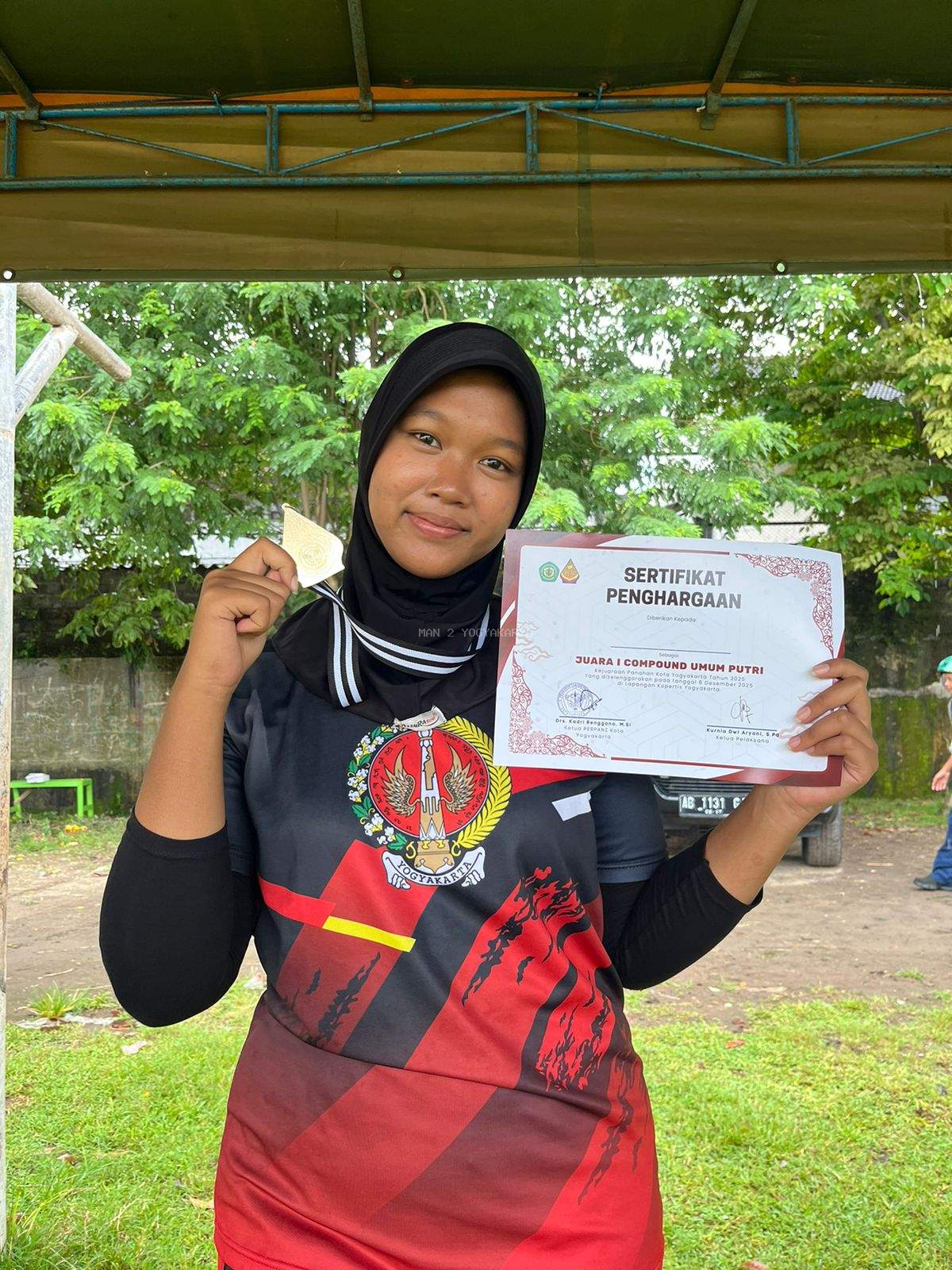 Atlet Panahan Muda MAN 2 Yogyakarta Raih Juara 1 Kejurkot Panahan Kota Yogyakarta