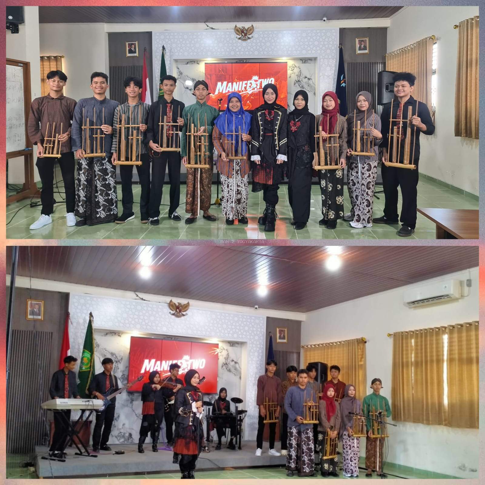 Shinzou wo Sasageyou Bergema di MAN 2 Yogyakarta, Harmoni Musik Jepang dan Angklung Wujudkan Pembelajaran Mendalam