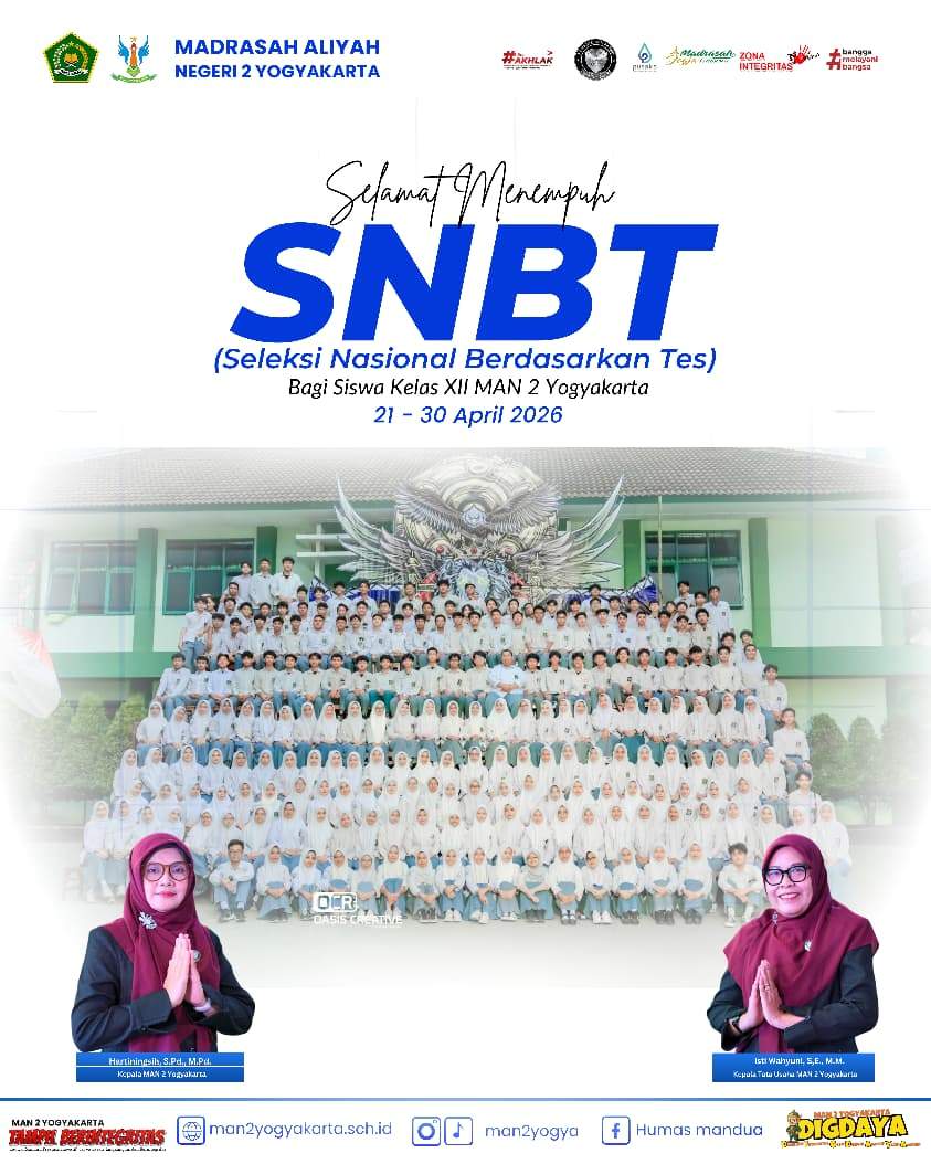MAN 2 Yogyakarta Doakan dan Perkuat Ikhtiar Murid Kelas XII Hadapi UTBK - SNBT 2026
