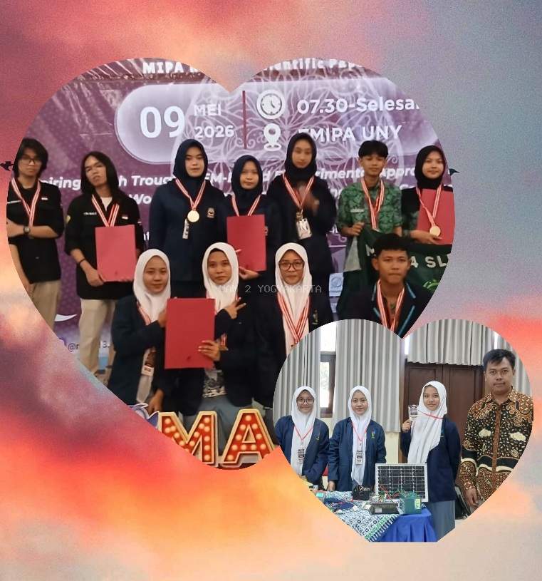 Tiga Siswi MAN 2 Yogyakarta Bersinar di Ajang Nasional, Sabet Gold Medal LKTI MARS#13 UNY