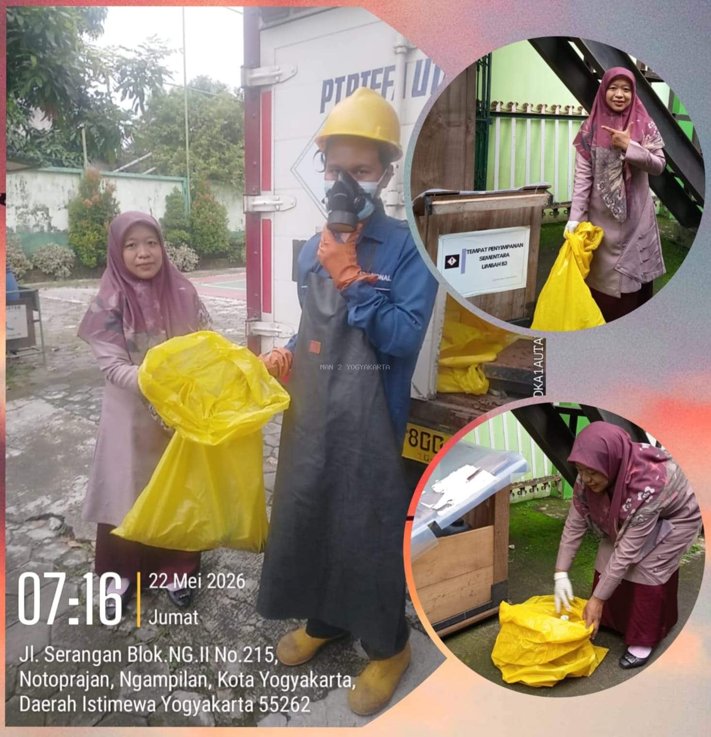 Implementasi Ekoteologi dan Panca Cinta, MAN 2 Yogyakarta Konsisten Kelola Limbah Laboratorium secara Bertanggung Jawab