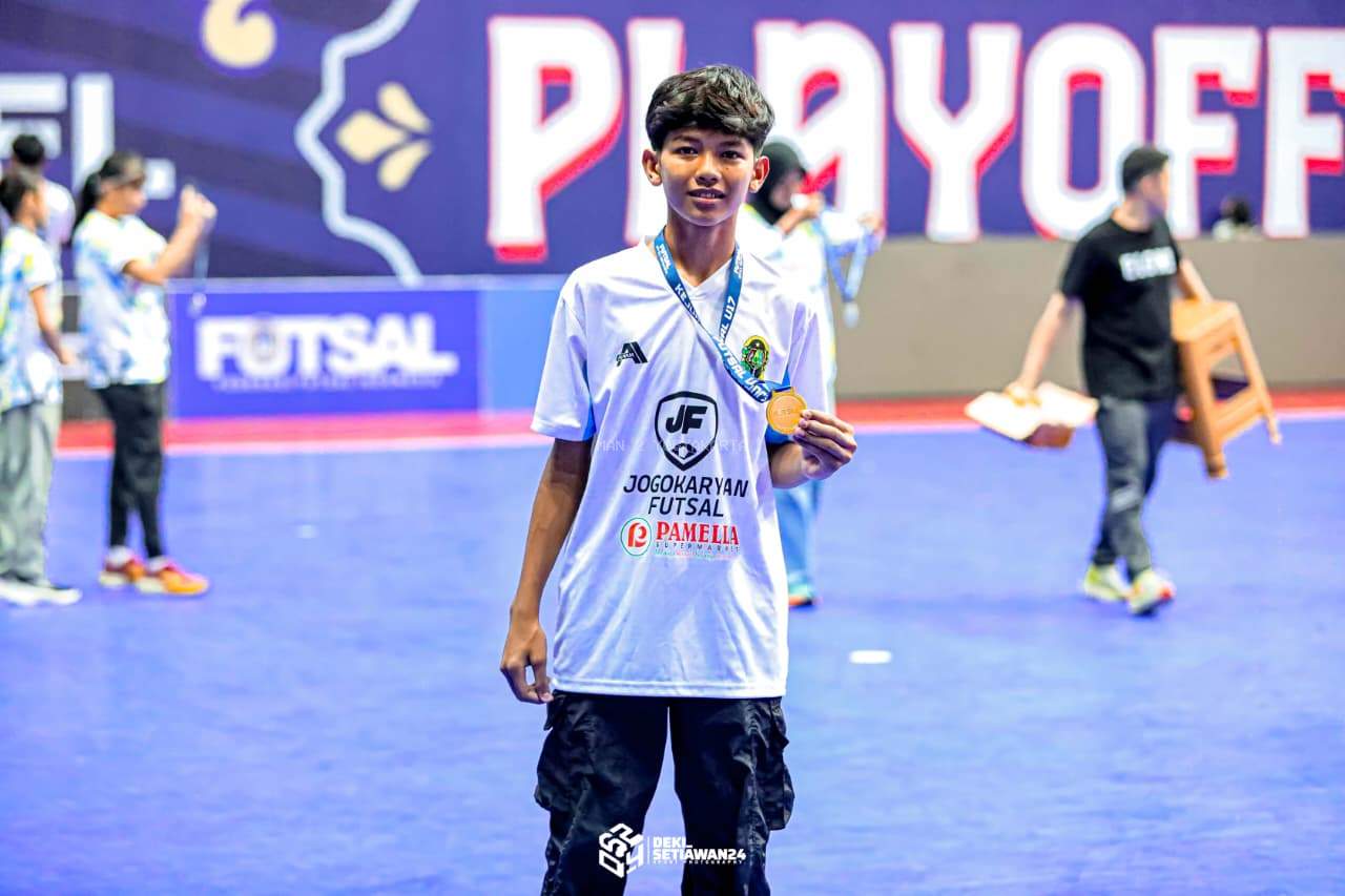 Tampil Perkasa di GOR UNY, Fa'iq Putra Agusta dan Tim Futsal Kota Yogyakarta Raih Juara 1 Kejurda Futsal DIY 2026