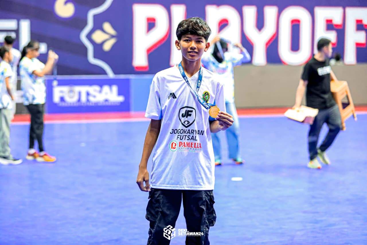 Jejak Juara dari GOR UNY! Fa'iq Putra Agusta Kampiun Kejurda Futsal DIY U-17