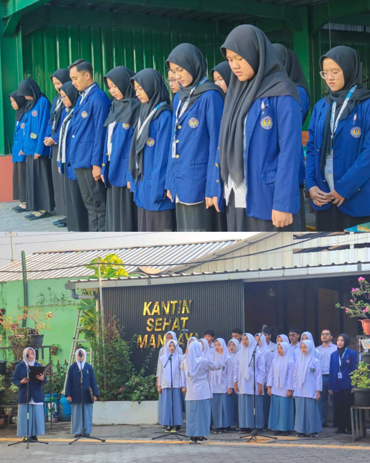 Dari Almamater Kembali Mengabdi: Kiprah Mahasiswa PPL UNY Menjadi Kakak Pendamping di Lapangan Upacara MAN 2 Yogyakarta