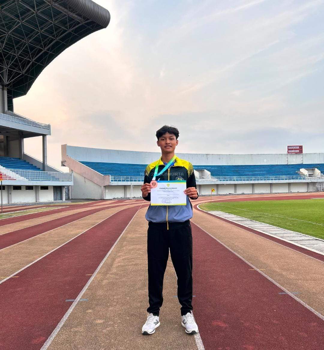 Lontaran Perunggu, Lompatan Prestasi: Wildan Antar MAN 2 Yogyakarta Bersinar di Arena Atletik Kota 2026