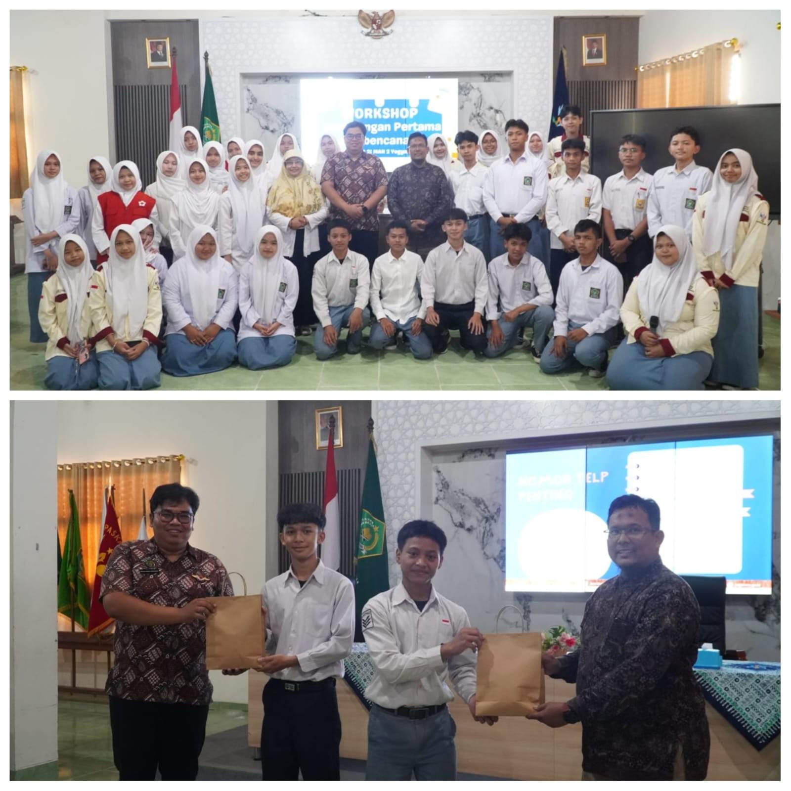 Tingkatkan Kesiapsiagaan, PMR MAN 2 Yogyakarta Gelar Workshop Tanggap Bencana Kebakaran dan Gempa