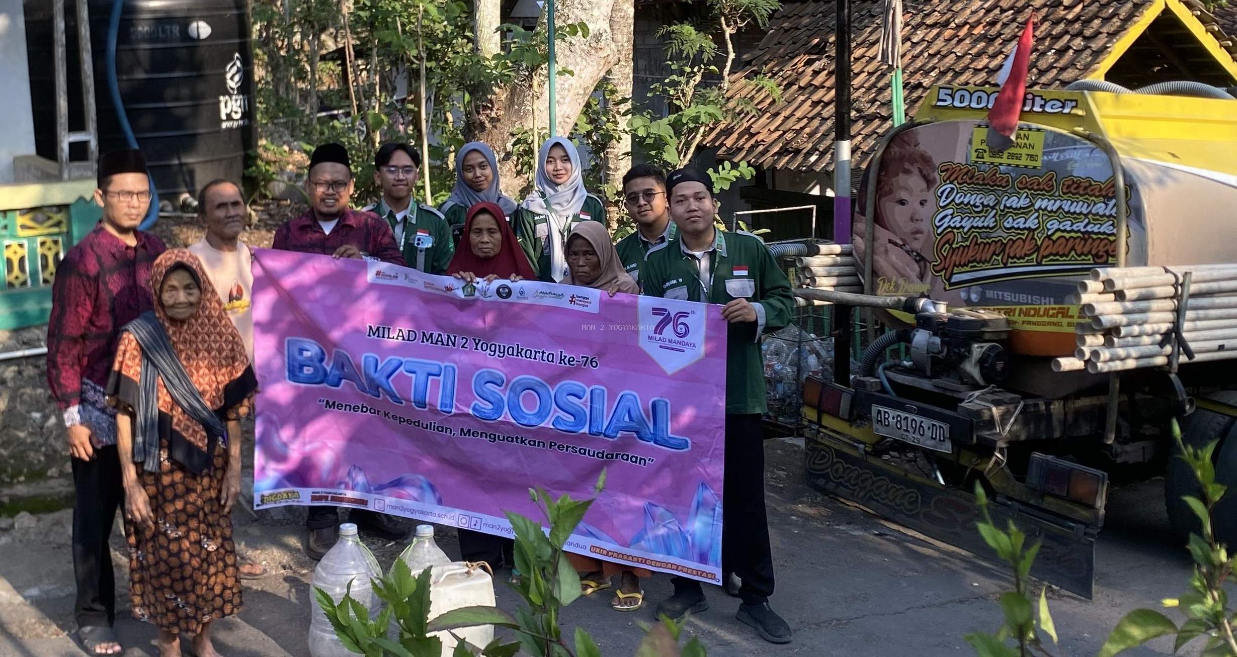 Menatap 76 Tahun MAN 2 Yogyakarta: Meneladani Dakwah Nabi Lewat Aksi Air Bersih di Widoro
