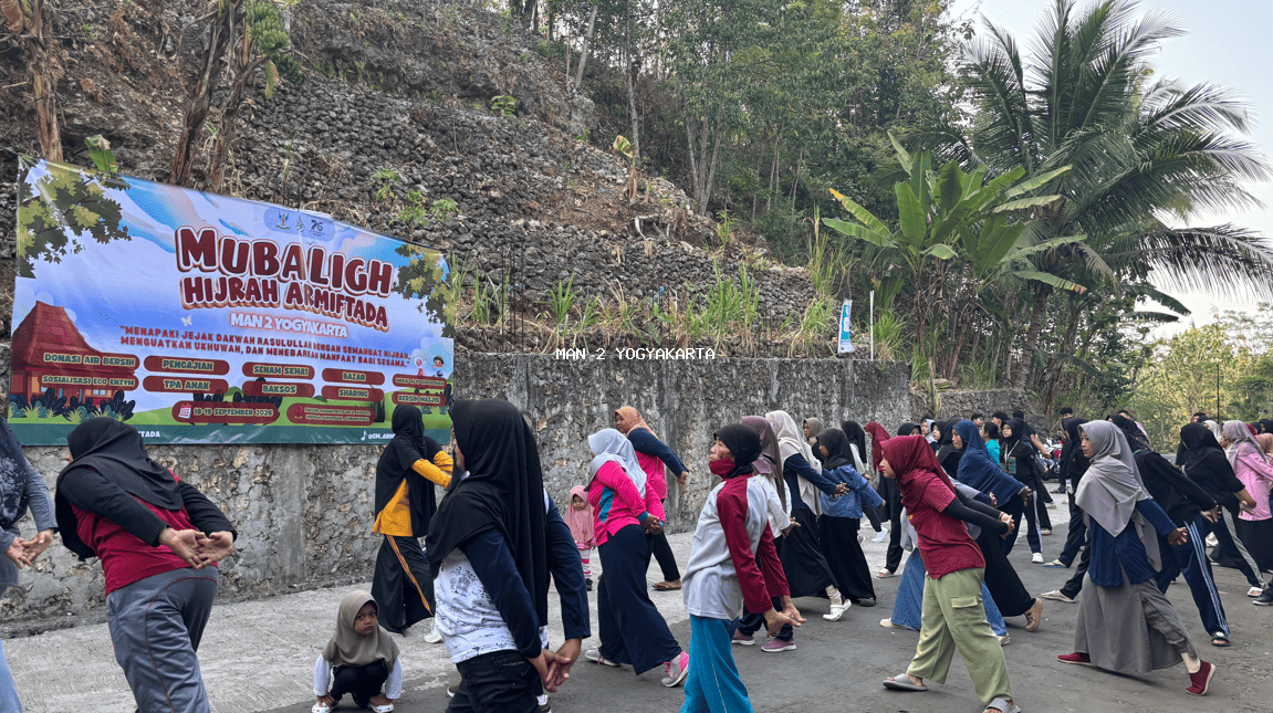 Semarak Senam Pagi dan Hadiah Utama Dua Kambing Warnai  Mubaligh Hijrah 2026 di Widoro