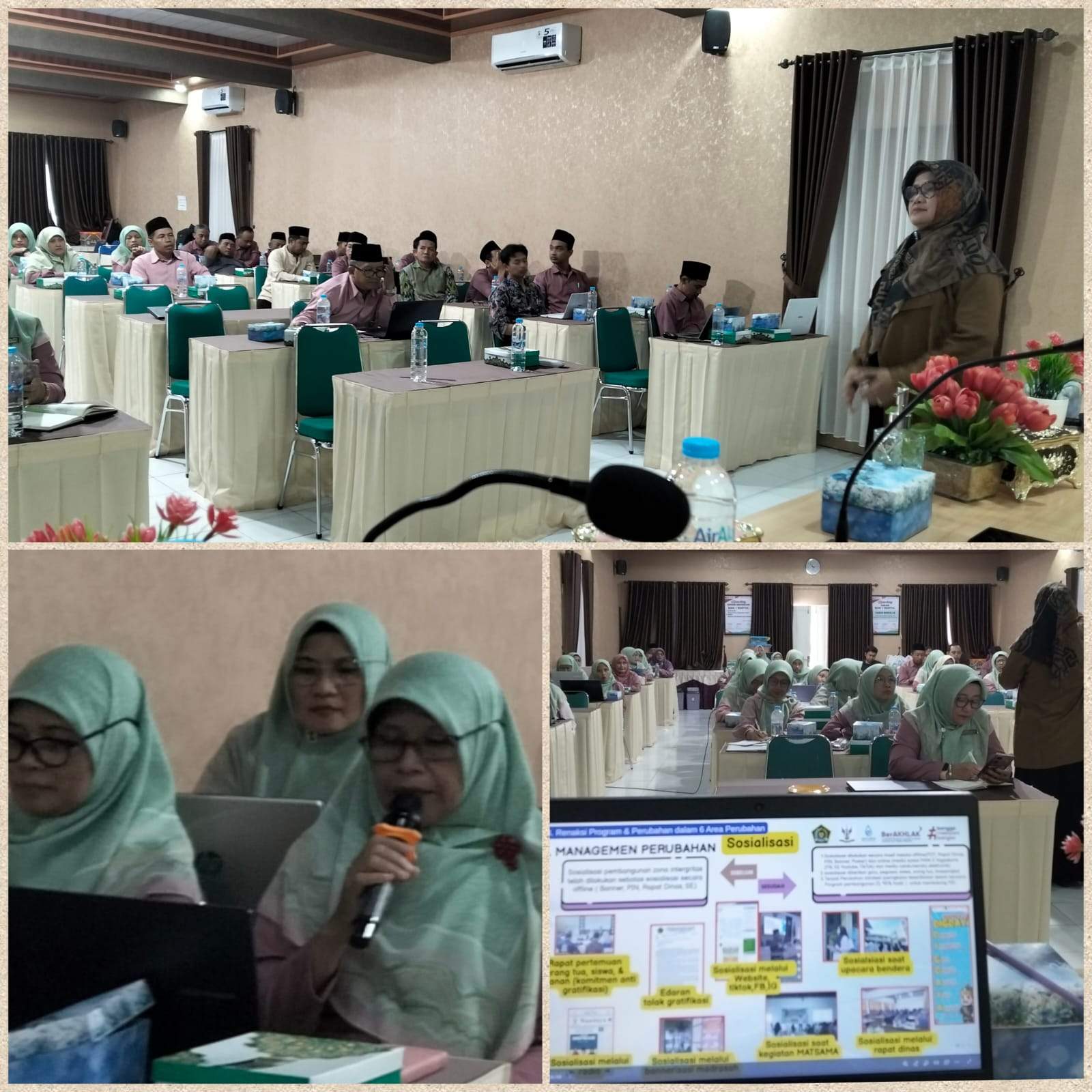MANDAYA DIGDAYA BERBAGI PRAKTIK BAIK, MANSABA BERSINAR MENGUATKAN ZONA INTEGRITAS